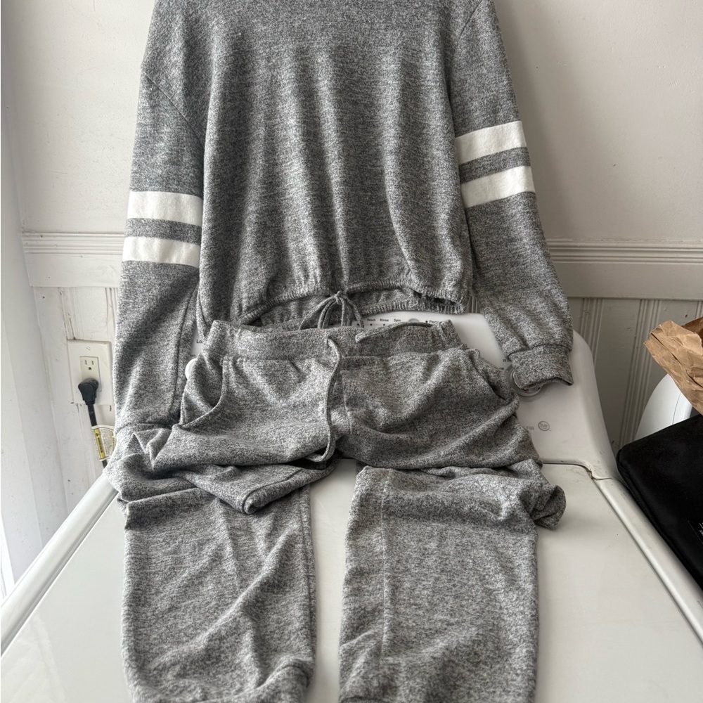 Charlotte Russe Heather Gray Lounge Set NWT